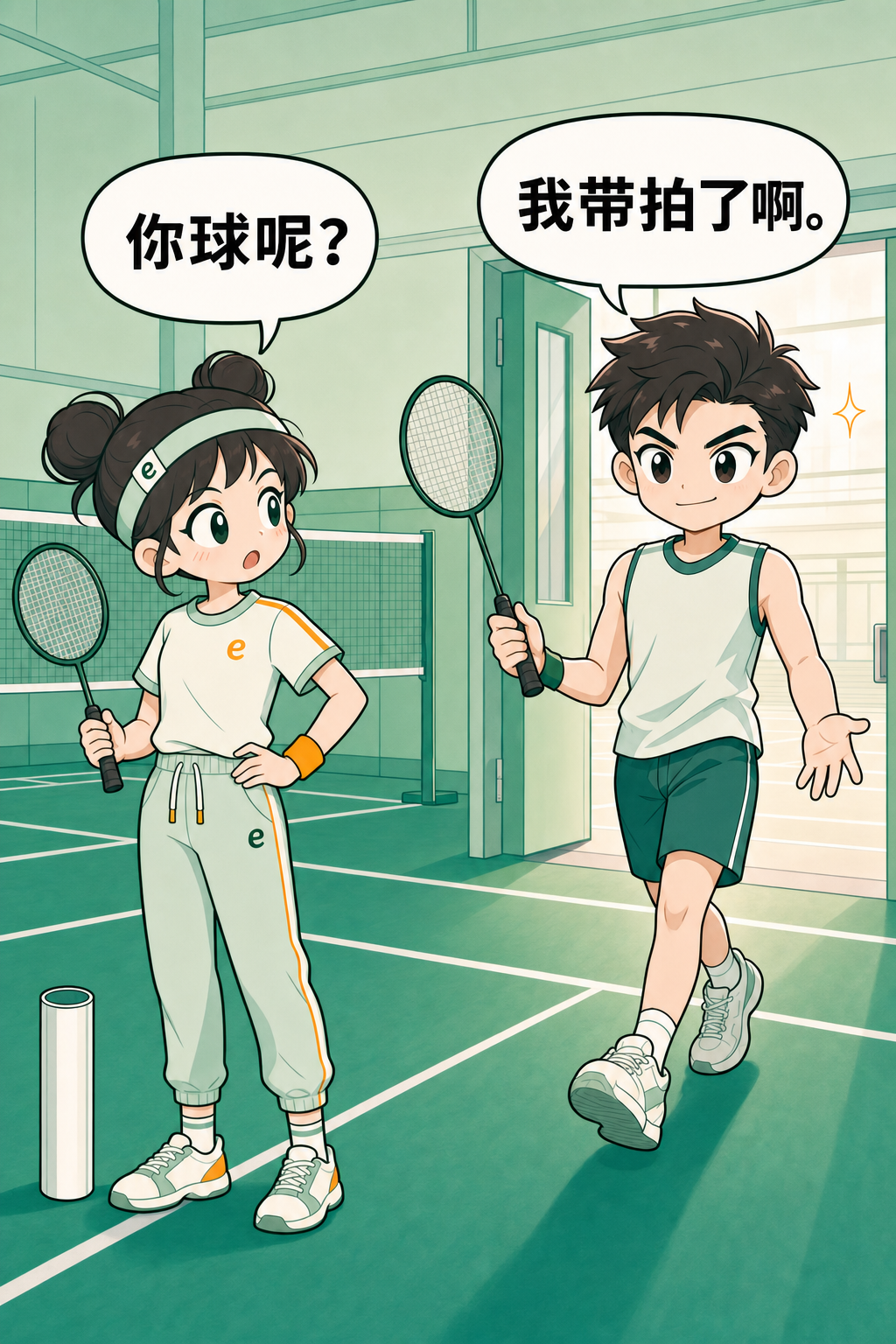 他来了